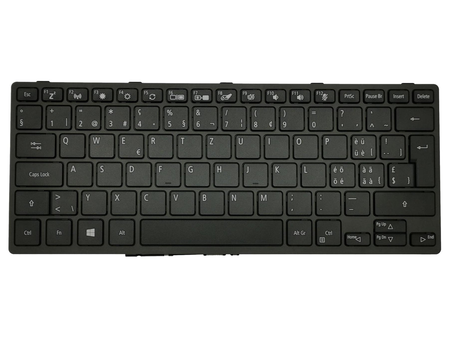 Acer Travelmate B311RNA-32 Keyboard Swiss German Black NK.I131S.0DB