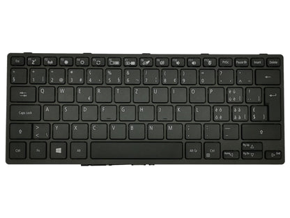 Acer Travelmate B311RNA-32 Keyboard Swiss German Black NK.I131S.0DB