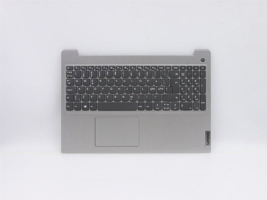 Lenovo IdeaPad 3-15ARE05 3-15IIL05 Keyboard Palmrest Top Cover Nordic 5CB0X57525