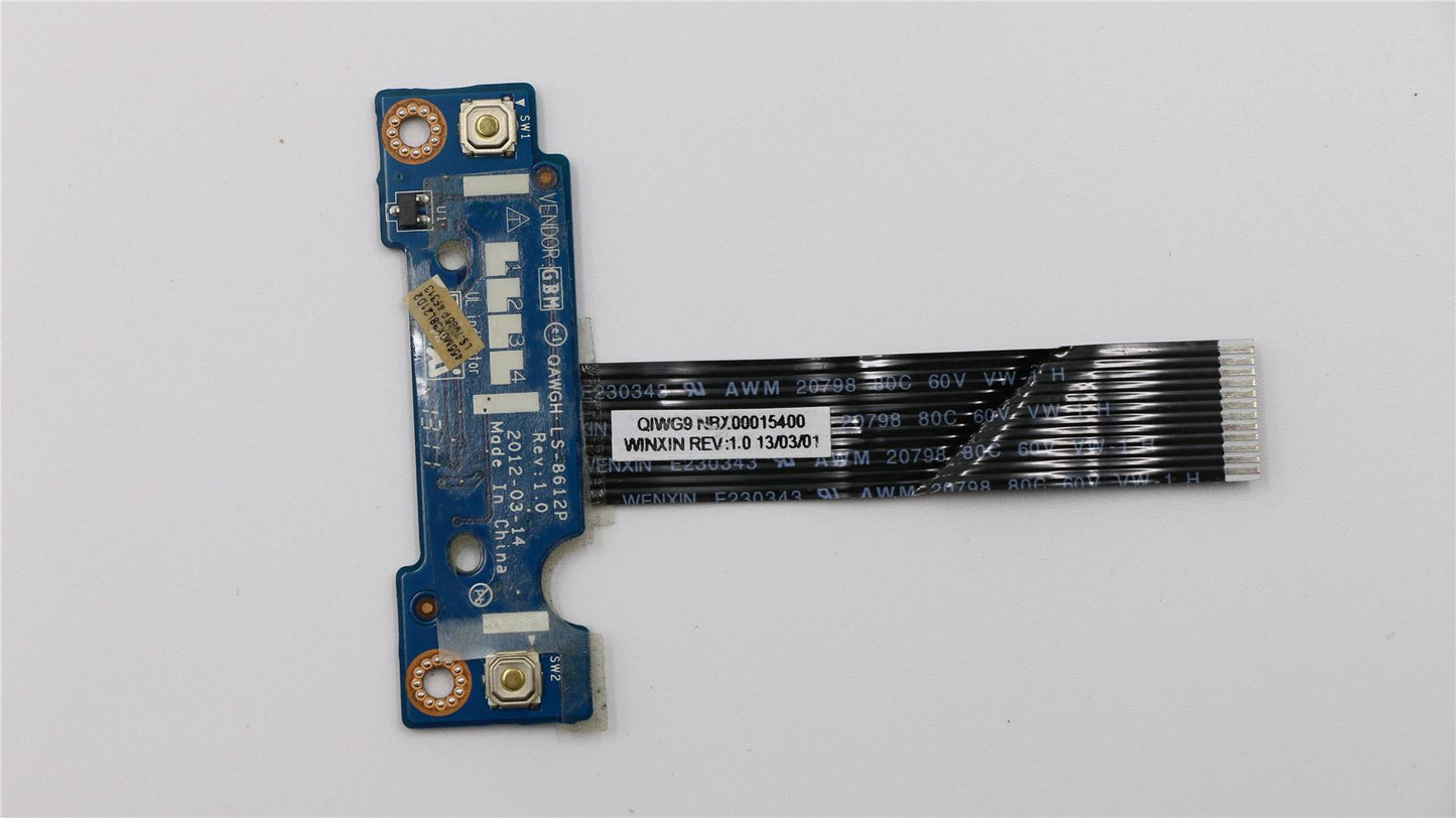 Lenovo QIWG9 LED Board W/Switch Cable 90000328
