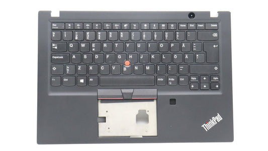 Lenovo ThinkPad T495s Keyboard Palmrest Top Cover Swedish Finnish 5M11A08448