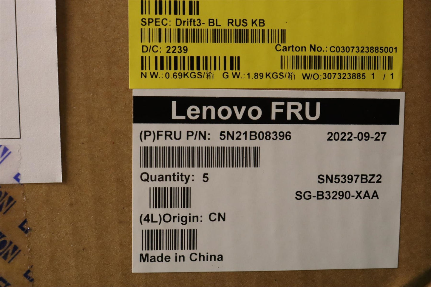 Lenovo ThinkPad T14 Gen 2 P14s Gen 2 Keyboard Russian Grey Backlit 5N21B08359