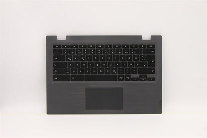 Lenovo Chromebook 14e Keyboard Palmrest Top Cover German Grey 5CB0S95239