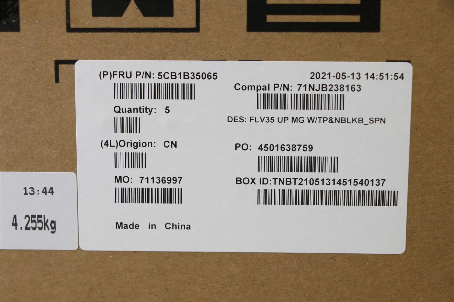 Lenovo UpperCaseASM_SPA C20VE MGNBL 5CB1B35065