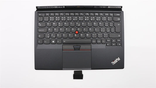 Lenovo ThinkPad X1 1st Gen Dock Keyboard Palmrest Touchpad Czech Black 01HX708