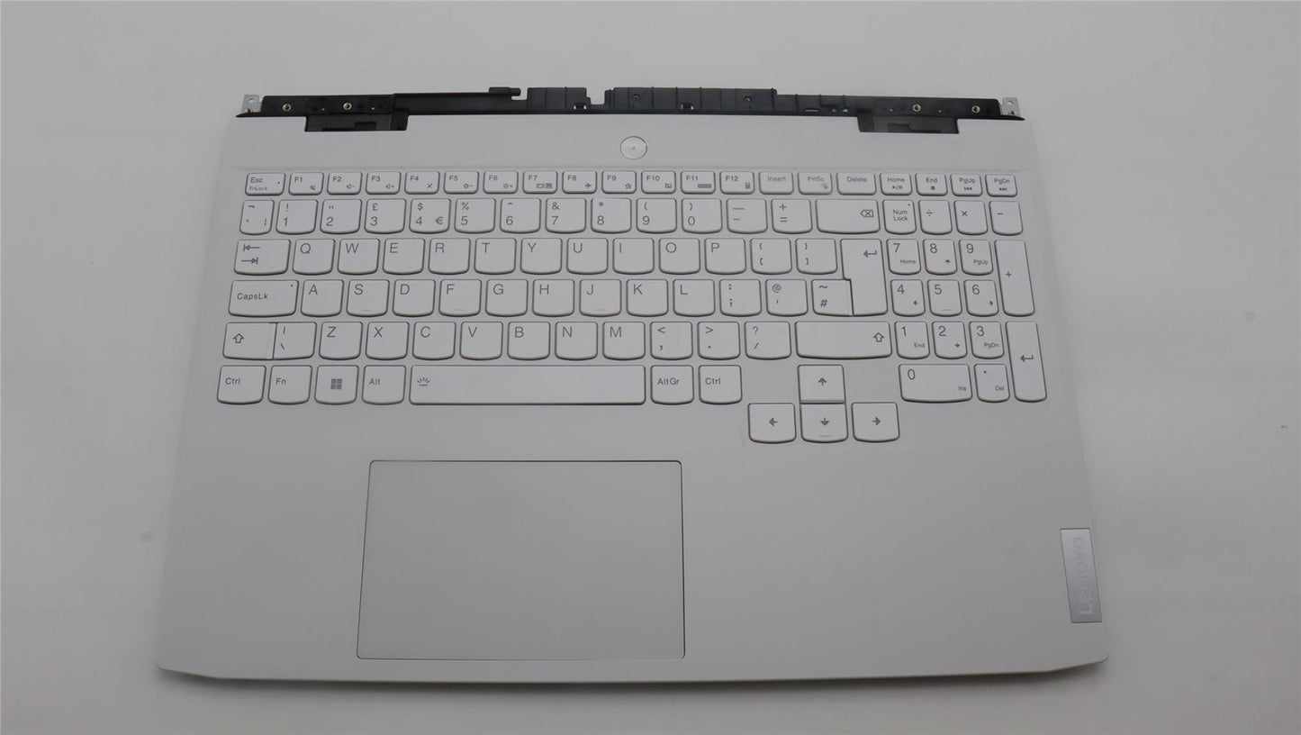 Lenovo IdeaPad 3 15ARH7 Palmrest Cover Touchpad Keyboard UK White 5CB1J41948