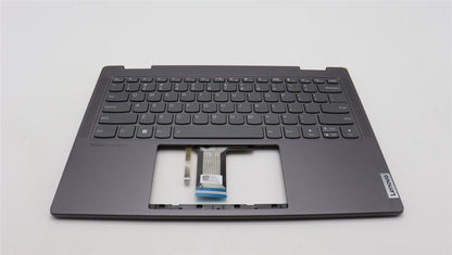 Lenovo Yoga 7 14IRL8 Keyboard Palmrest Top Cover US Storm Grey 5CB1L40839