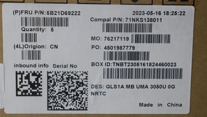 Lenovo MB C82R0 NOK ASR3050U_UMA0GNONE 5B21D69222