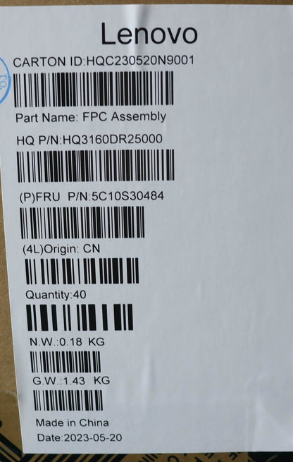 Lenovo Function Board Cable H 82T6Mic L+R 5C10S30484