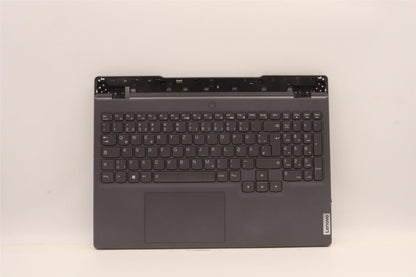 Lenovo Legion 5 15ARH7H Palmrest Cover Touchpad Keyboard German Grey 5CB1H68497