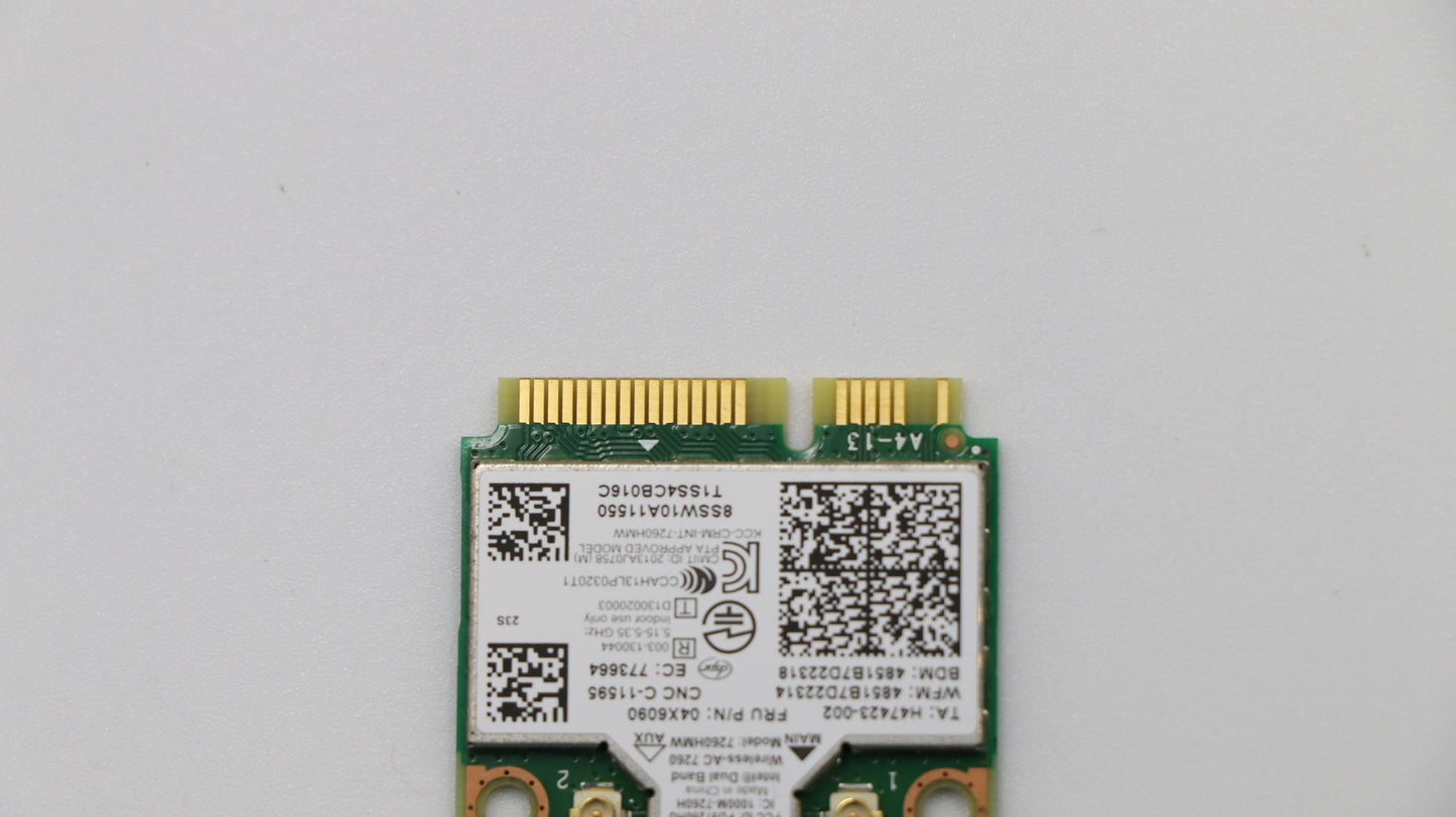 Lenovo Wireless,CMB,IN,WP2acHMCROM Board 04X6090