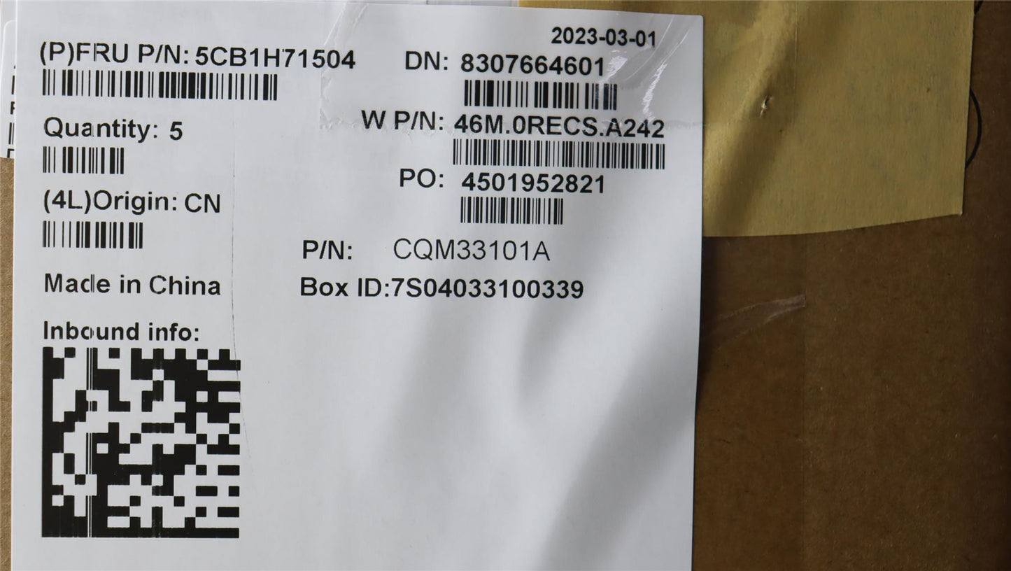 Lenovo Upper Case ASM_ITA W 82R9 SG 5CB1H71504