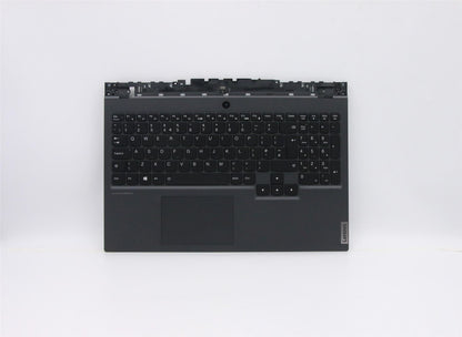 Lenovo Legion 5-15ARH05 Keyboard Palmrest Top Cover UK Grey Backlit 5CB0Z27672
