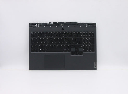 Lenovo Legion 5-15ARH05 Keyboard Palmrest Top Cover UK Grey Backlit 5CB0Z27672
