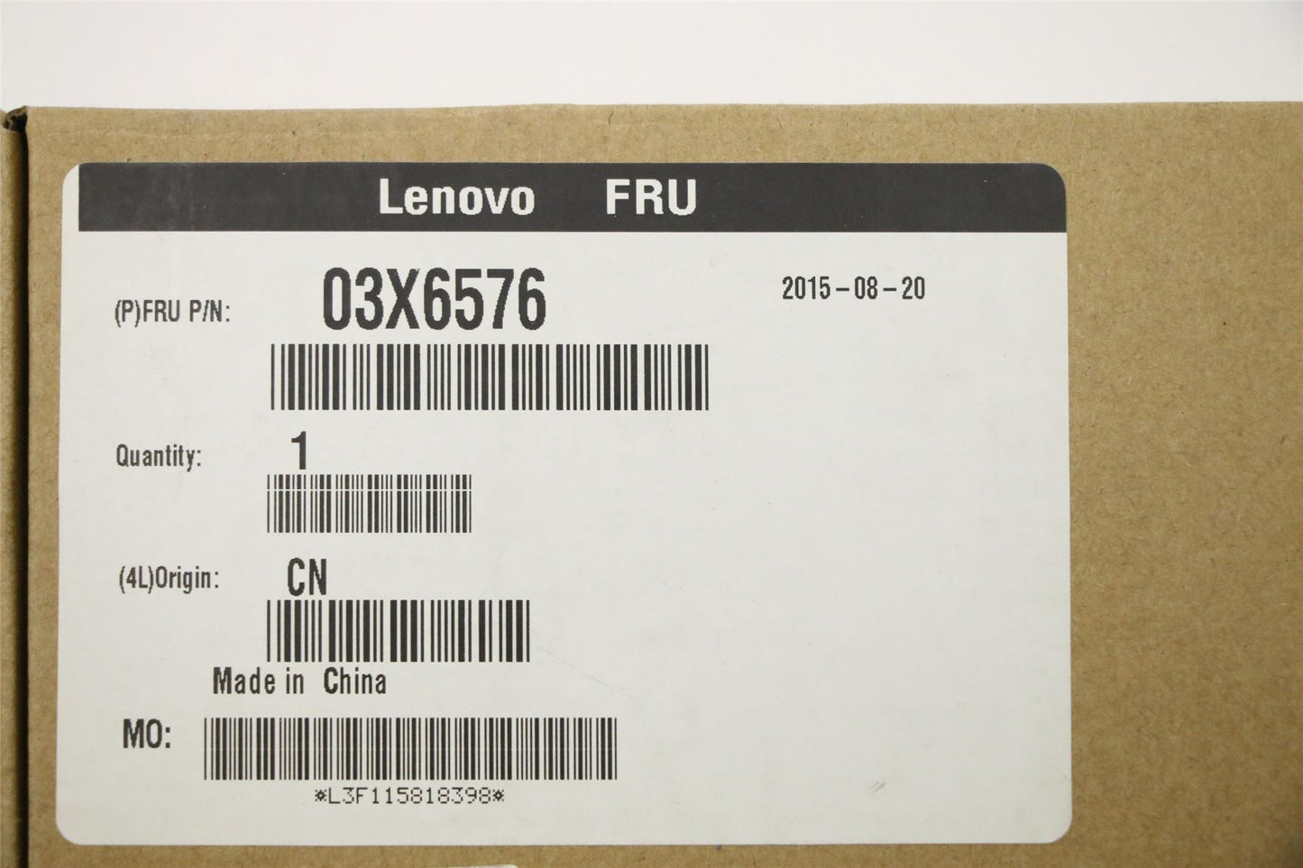 Lenovo FRU for DVI to DVI cable 03X6576