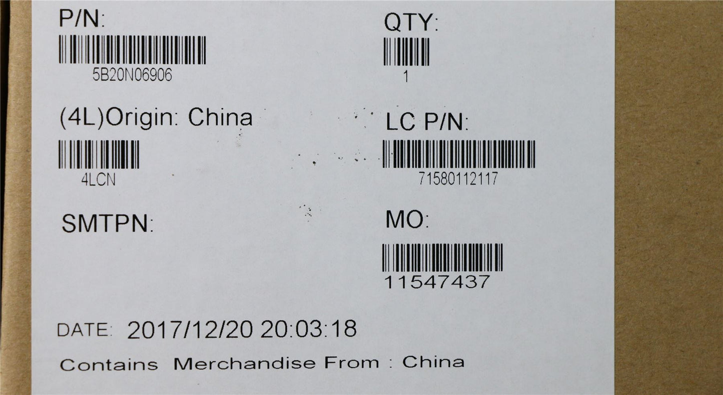 Lenovo 5B20N06906 MBL80SM I36006U UMAD4G W/RTCWIN