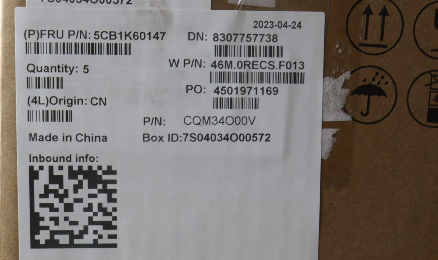 Lenovo Upper Case ASM_THAI W 82XY AG 5CB1K60147