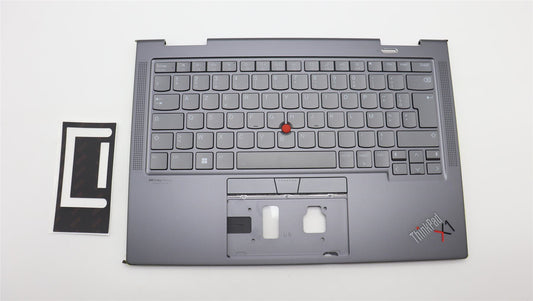 Lenovo Yoga X1 7th Keyboard Palmrest Top Cover French Grey 5M11H45734