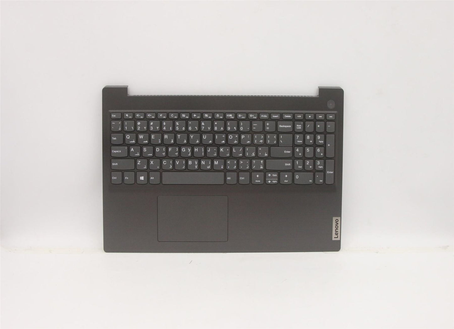 Lenovo V15 G1 IML Palmrest Cover Touchpad Keyboard Arabic Iron Grey 5CB1C17458