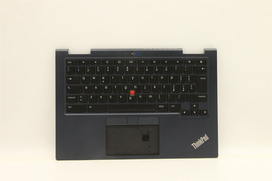 Lenovo ThinkPad C13 Gen 1 Palmrest Cover Keyboard Italian Black 5M11A36954