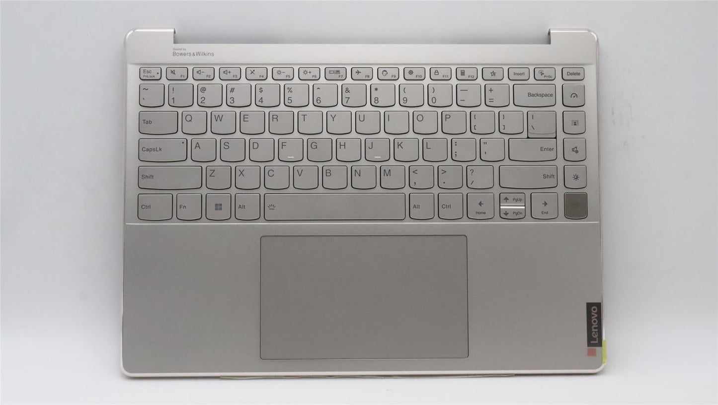 Lenovo Yoga 9 14IRP8 Palmrest Cover Touchpad Keyboard US Oatmeal 5CB1K62463