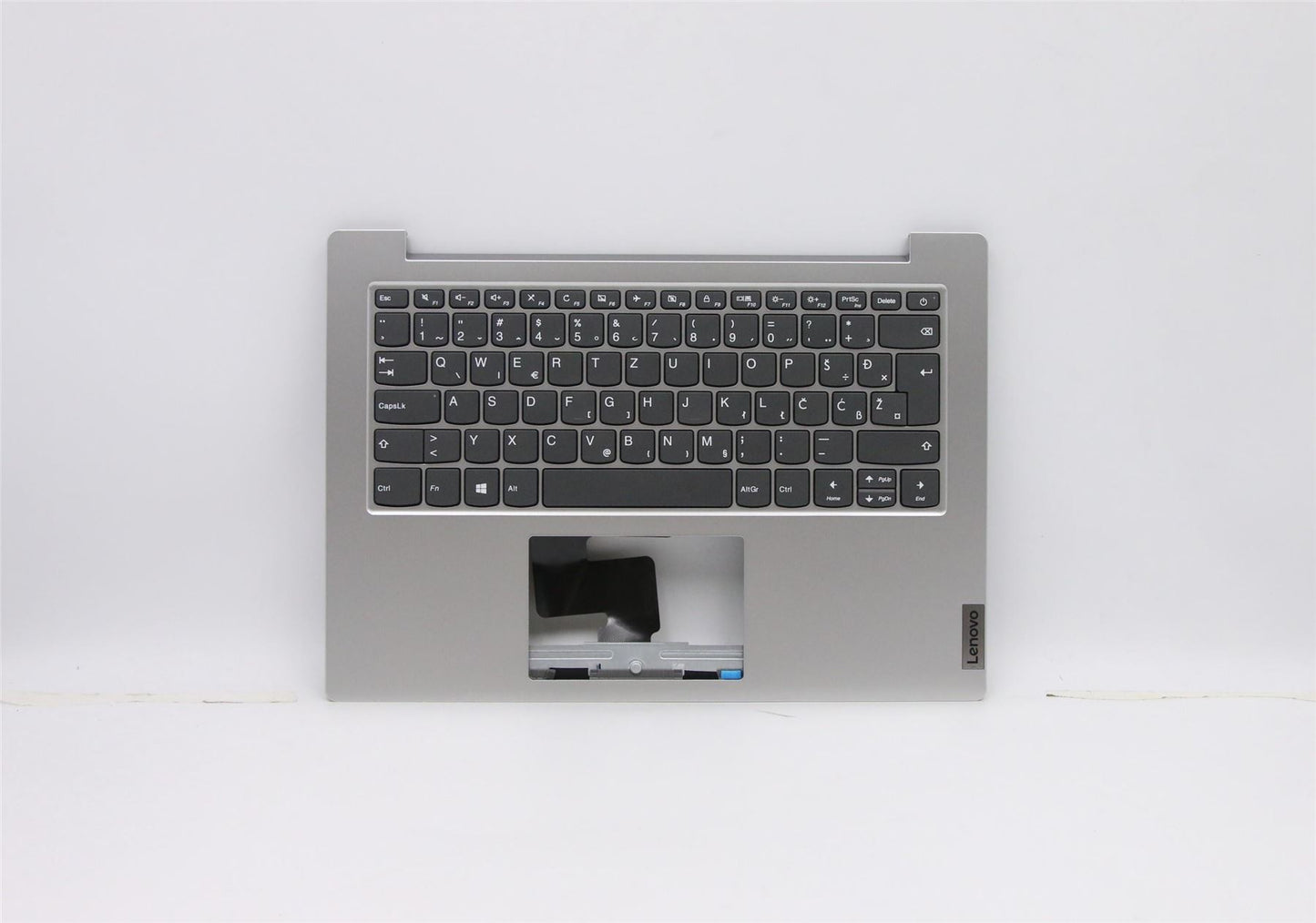 Lenovo IdeaPad 1-14AST-05 Keyboard Palmrest Top Cover Slovenian Grey 5CB0W43907