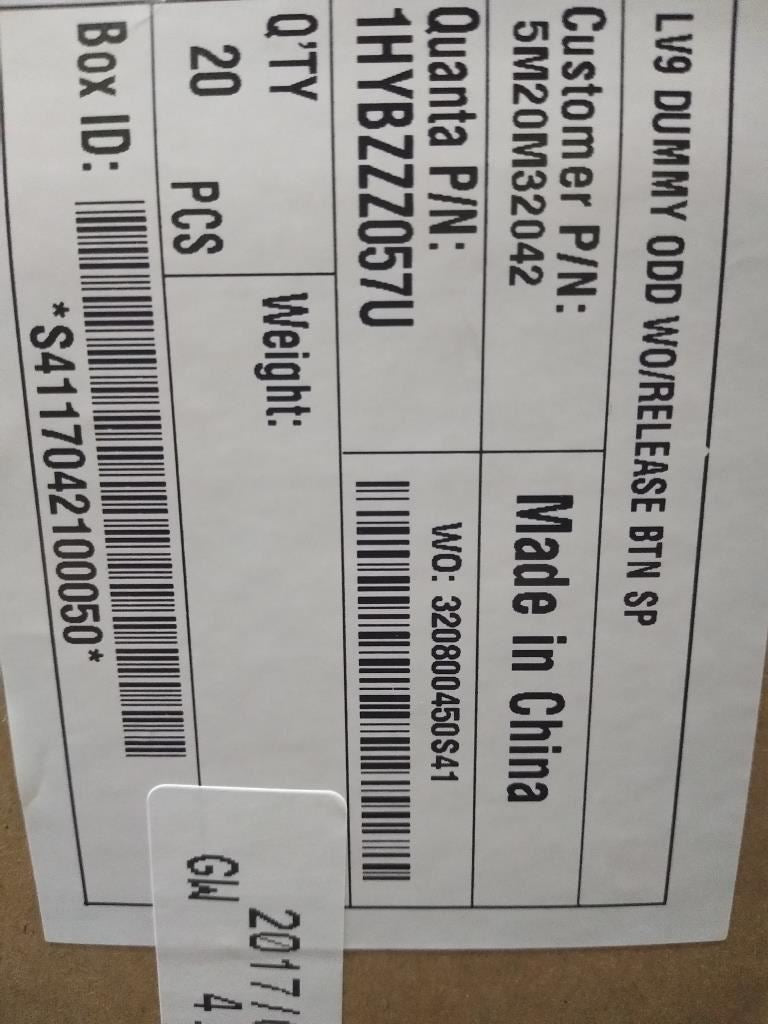 Lenovo MECHANICAL Dummy ODD Q 80TA NULT 5M20M32042