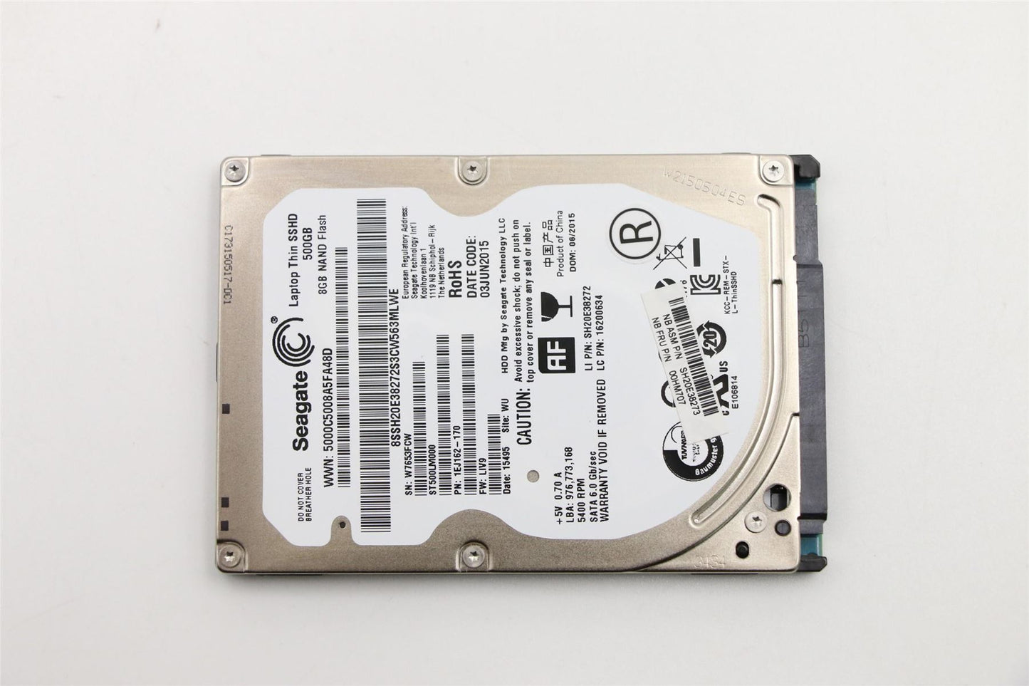 Lenovo 00HM707 SSHS,500G,5400,9.5mm,SEAG,SATA