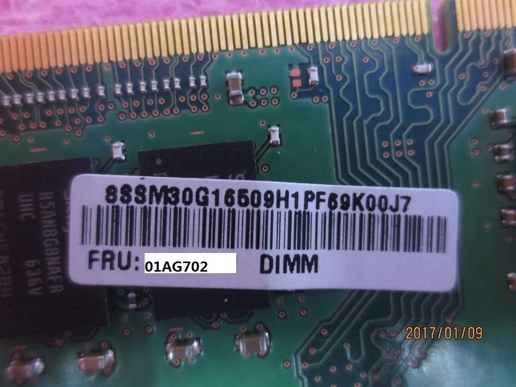 Lenovo MEMORY 8GB DDR4 2400 SoDIMM 01AG710