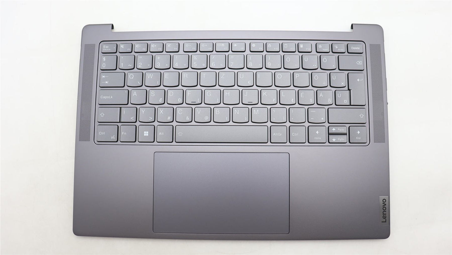 Lenovo Yoga 7 14APH8 Palmrest Cover Touchpad Keyboard Hungarian 5CB1L80293