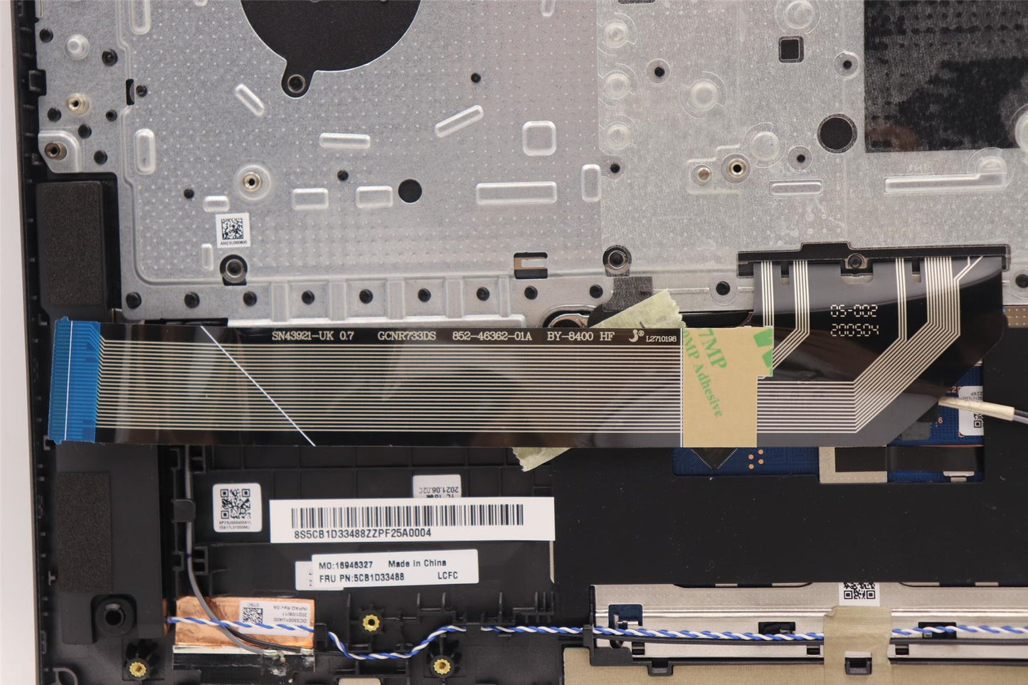Lenovo Upper Case ASM_BEL L82M8 GY NBL 5CB1D33488