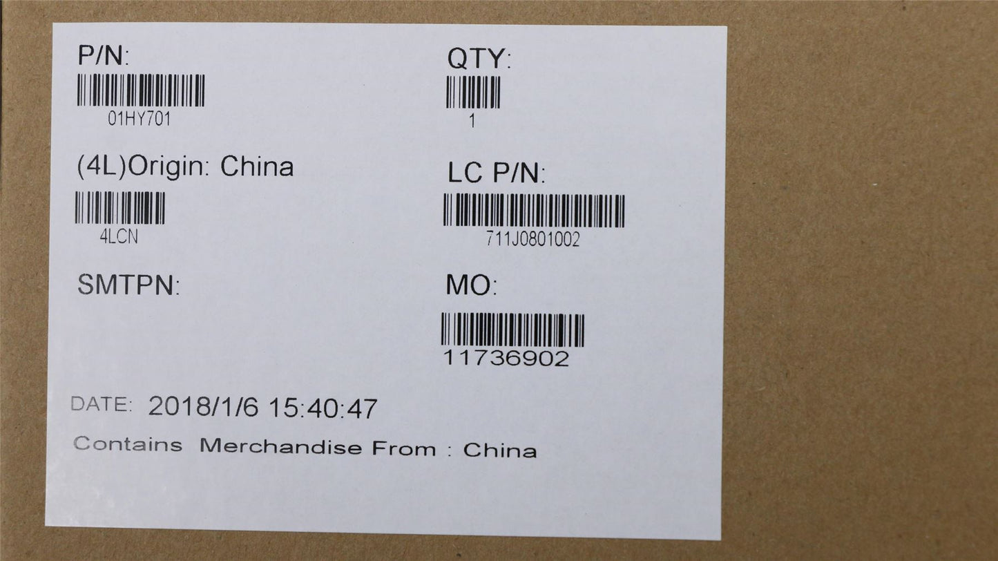 Lenovo LCD Rear Cover ASM,4K 01HY701