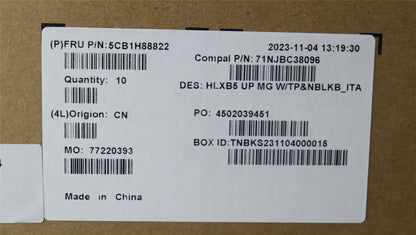 Lenovo ThinkBook 15 G4 ABA Palmrest Cover Touchpad Keyboard Italian 5CB1H88822