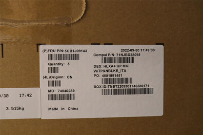 Lenovo ThinkBook 14 G4 IAP Palmrest Cover Touchpad Keyboard Italian 5CB1J09143