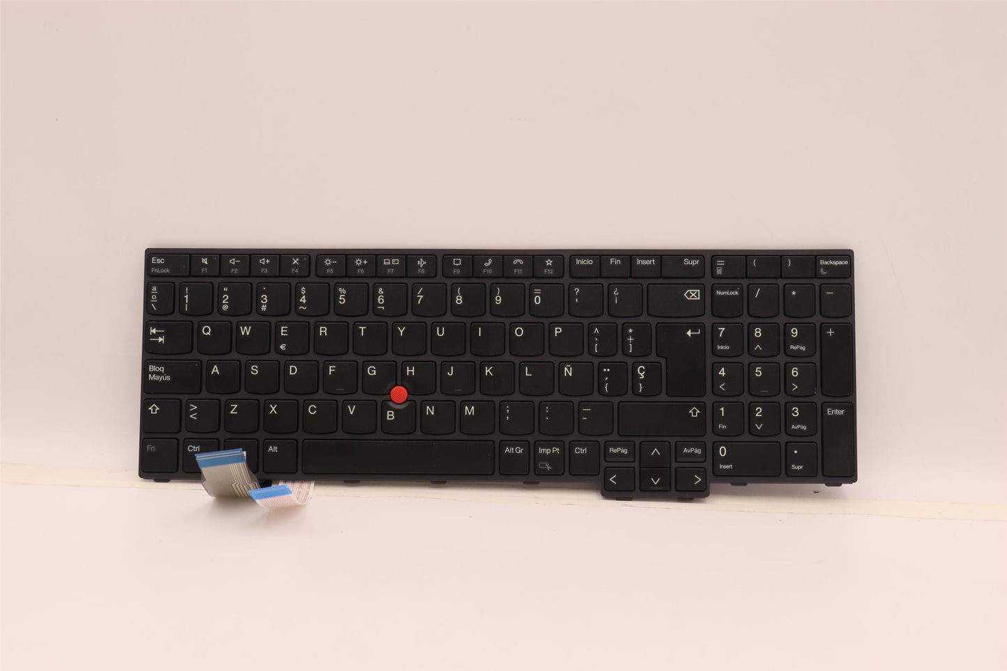 Lenovo ThinkPad P16s 1 L15 3 T16 1 Keyboard Spanish Black 5N21D93806