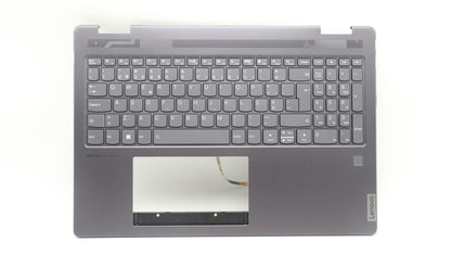 Lenovo Yoga 7 16IRL8 Palmrest Cover Keyboard Portuguese Grey 5CB1L31848