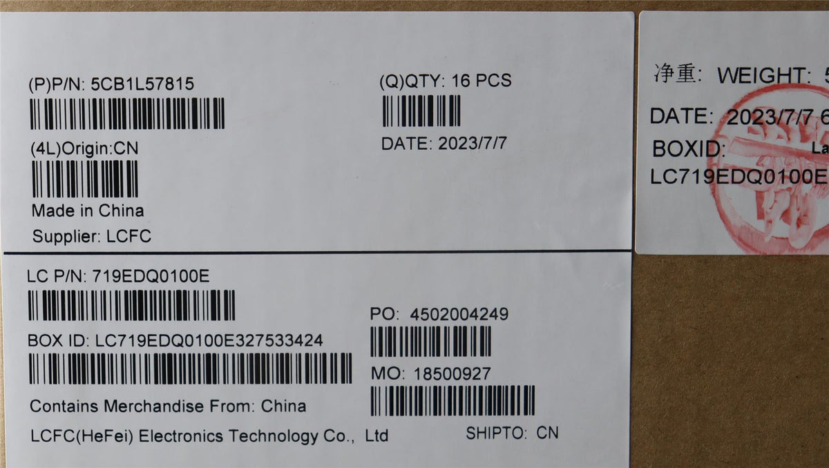 Lenovo KX3B0_A_COVER_SUB_ASSY_PC_LP 5CB1L57815