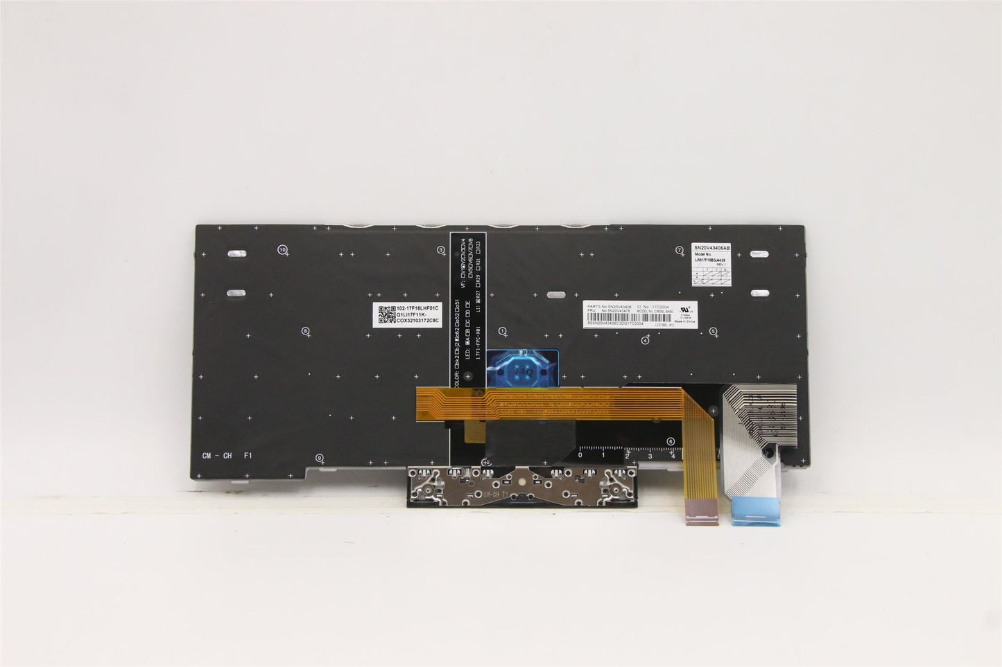 Lenovo ThinkPad L13 Gen 2 s Keyboard Belgian Silver Backlit 5N20V43478