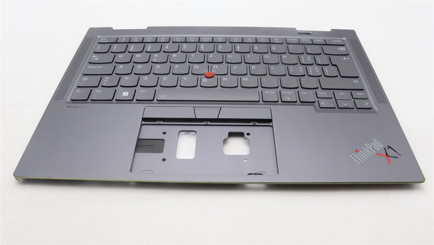 Lenovo ThinkPad X1 8th Gen Keyboard Palmrest Top Cover Switzerland 5M11H62333