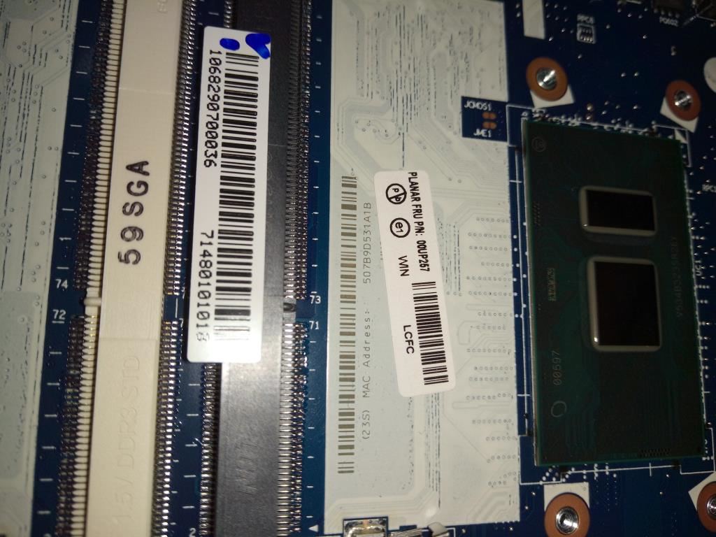 Lenovo 00UP257 BDPLANAR WIN,i5-6200U,R5,DIS,FWTPM