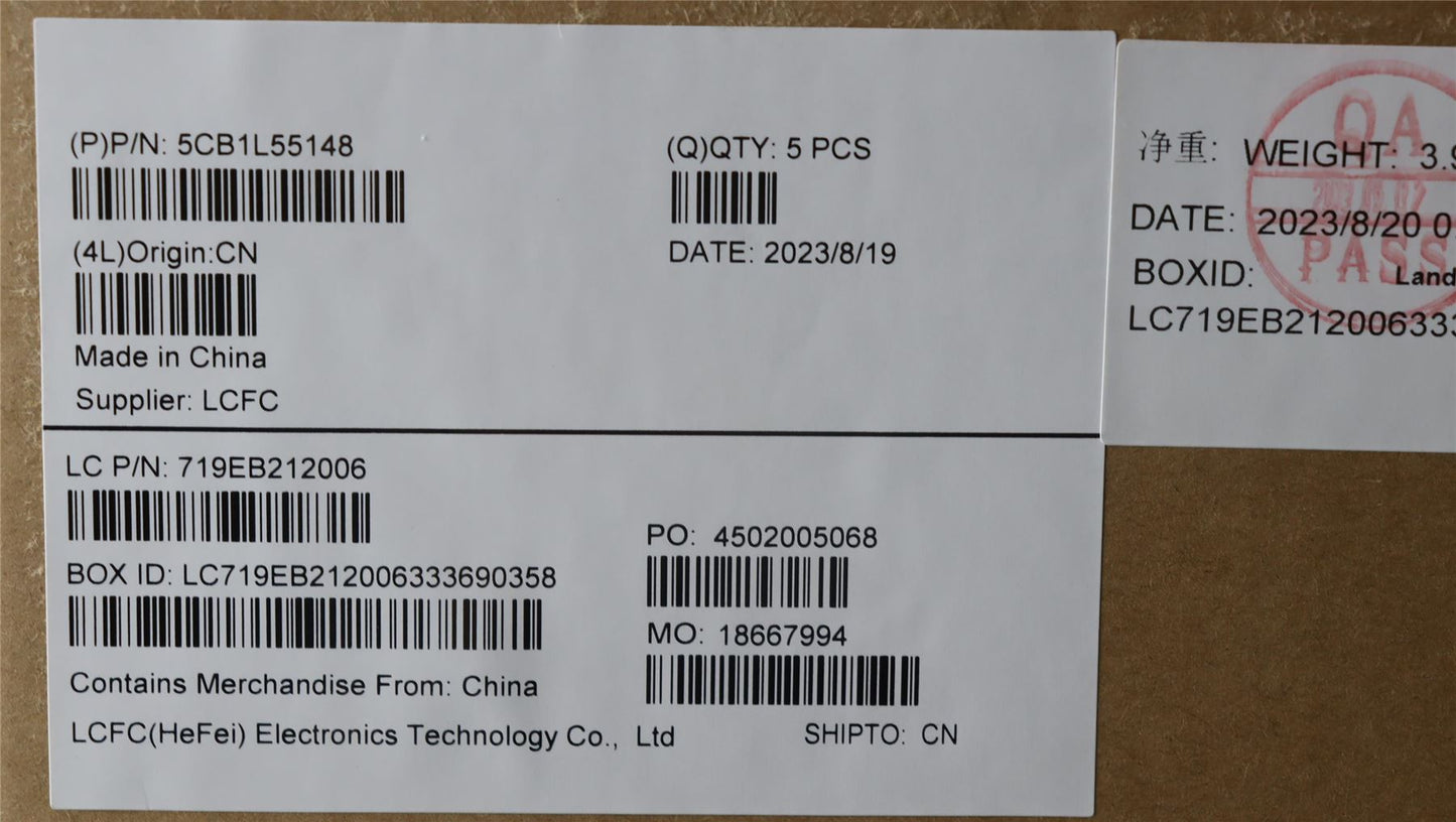 Lenovo Yoga 9 16IRP8 Palmrest Cover Touchpad Keyboard US Euro 5CB1L55148