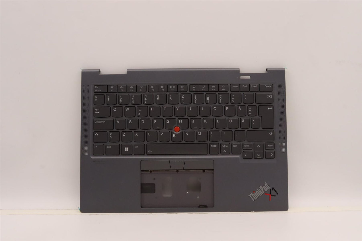 Lenovo ThinkPad X1 7th Gen Keyboard Palmrest Top Cover Storm Grey 5M11H45782