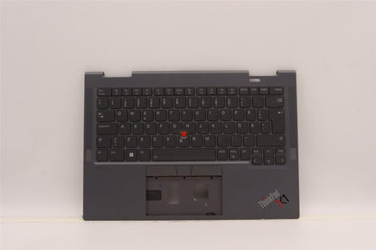 Lenovo ThinkPad X1 7th Gen Keyboard Palmrest Top Cover Storm Grey 5M11H45782