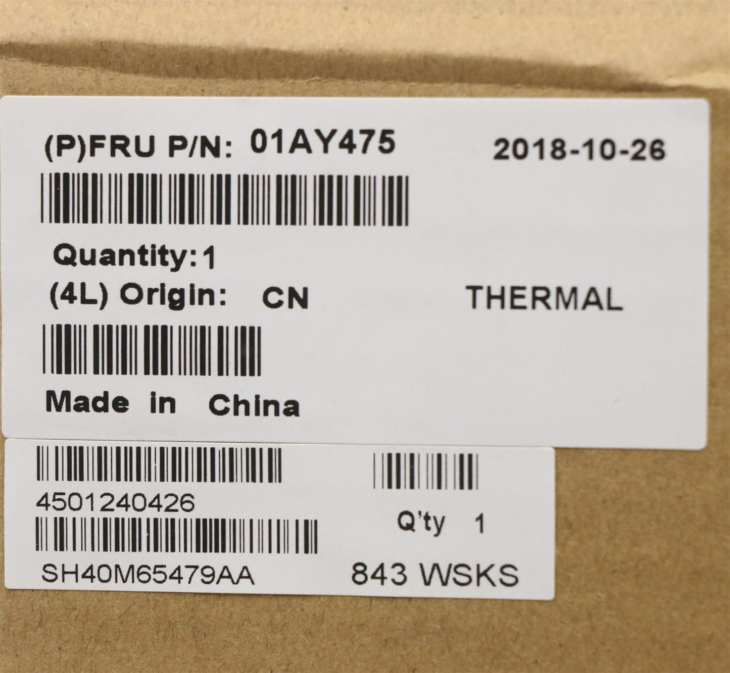 Lenovo ThinkPad T570 P51s Fan Heatsink 01AY474