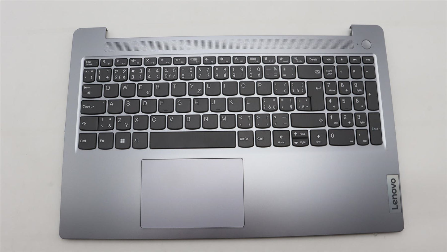 Lenovo IdeaPad 3 15AMN8 Palmrest Cover Touchpad Keyboard Artic Grey 5CB1L27557