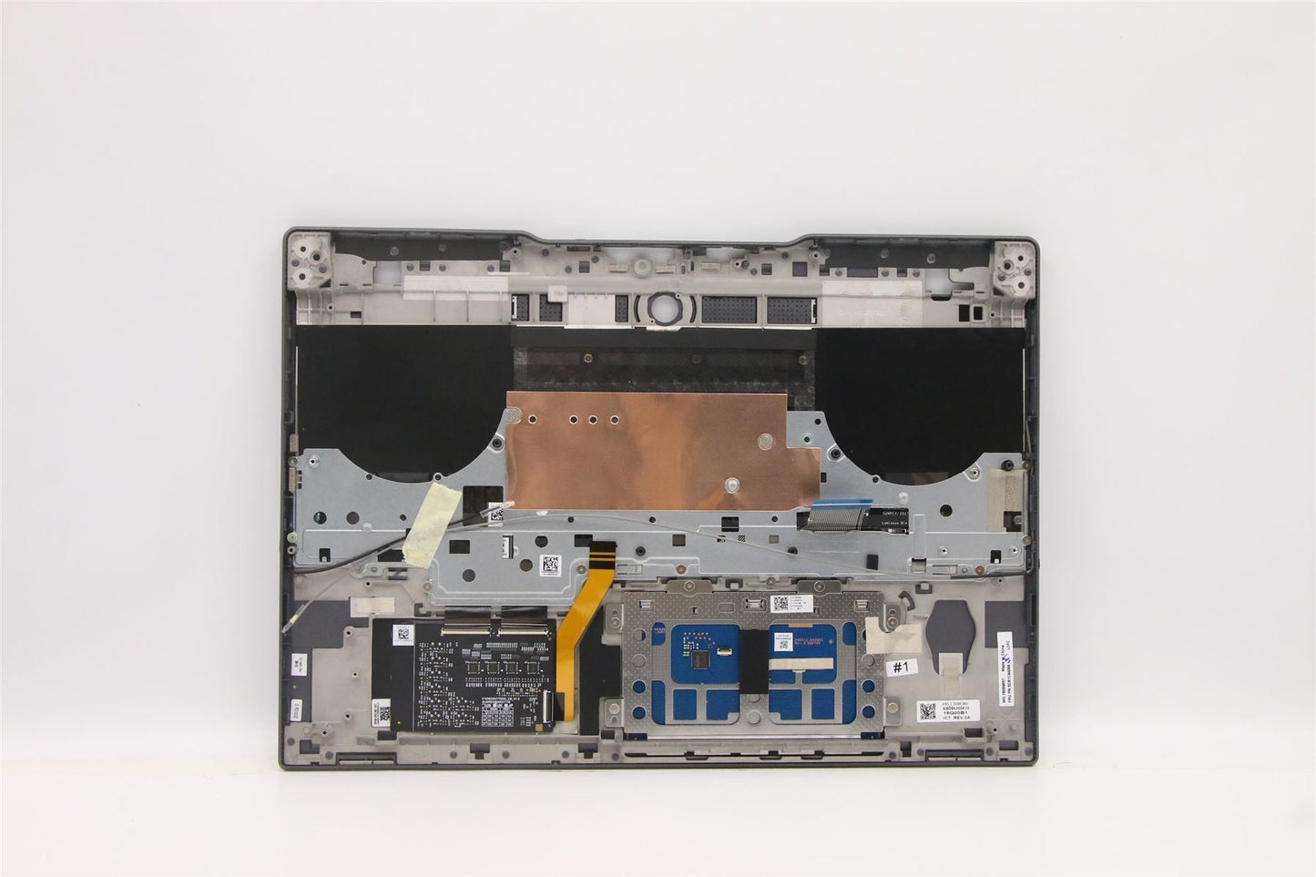 Lenovo S7 15ACH6 Palmrest Cover Touchpad Keyboard Hebrew Grey Backlit 5CB1C94068