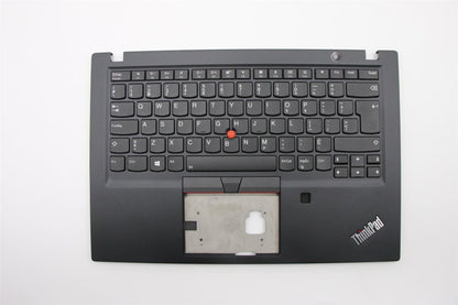 Lenovo ThinkPad T490s Keyboard Palmrest Top Cover Canadian French Black 02HM272