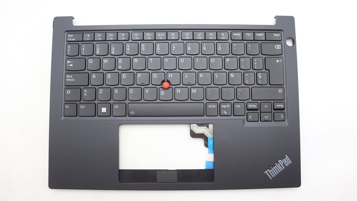 Lenovo ThinkPad E14 Gen 5 s Keyboard Palmrest Top Cover Spanish Black 5M11L59815