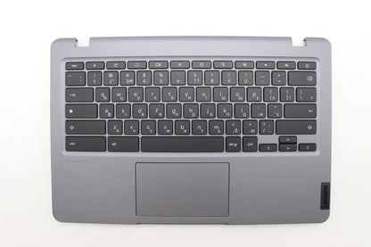 Lenovo 14e Gen3 Keyboard Palmrest Top Cover Ukrainian Black Backlit 5M11L61255