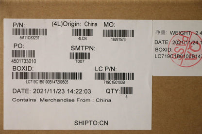 Lenovo Carbon X1 9th Keyboard Palmrest Top Cover US Europe Black 5M11C53237